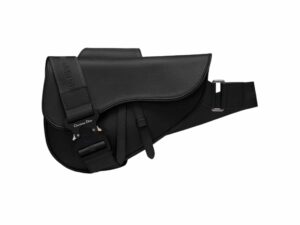 Dior Saddle Rep Bag Grainy Black