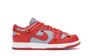 Dunk Off-White University Red Replica shoe. 1:1 highest quality reps. Buy high quality Fakes. High Quality Fake Shoes Website. Dunk reps.
