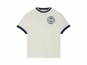 Gucci Cotton Jersey Rep T-Shirt White