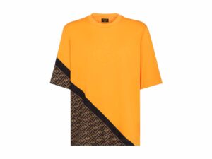 Fendi Jersey Rep T-Shirt Orange
