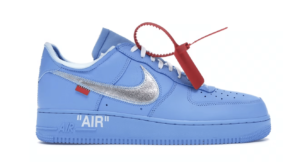 Air Force 1 Off-White University Blue Replica shoe. 1:1 highest quality reps. Buy high quality Fakes. High Quality Fake Shoes Website. Air Force Rep Shoes.
