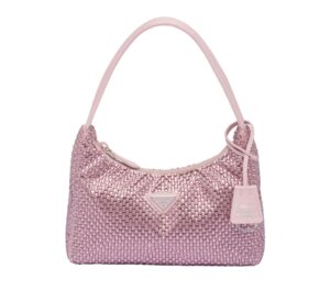 Prada Mini Re-Edition Pink Kristall Rep Bag