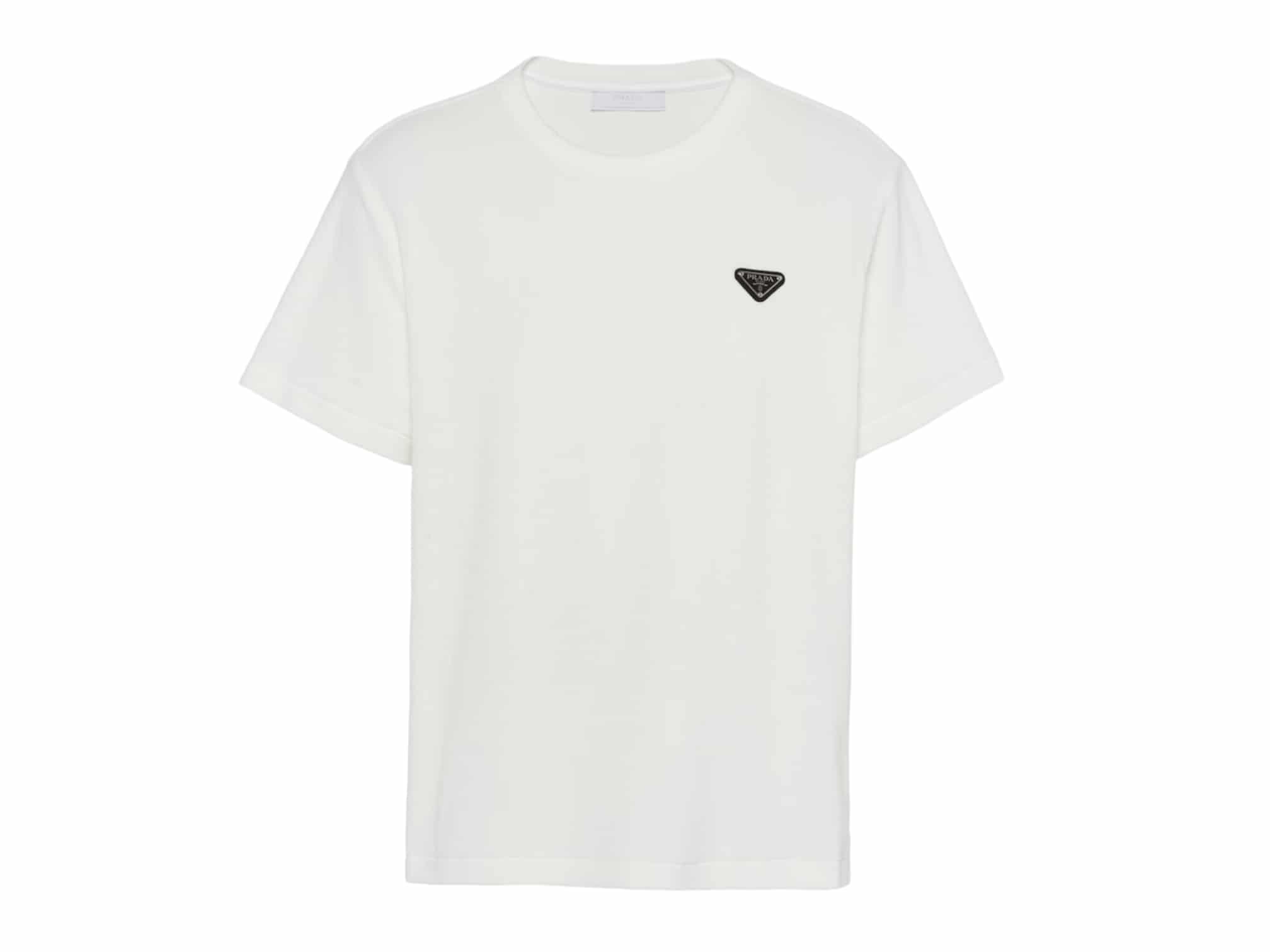 Prada Rep T-Shirt White - DESIGNERDRIP