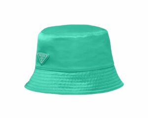Prada Nylon Rep Hat Green