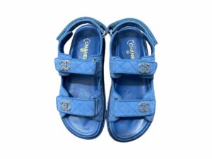 Chanel Rep Sandals Blue