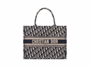 Dior Book Tote Rep Bag Medium Blue