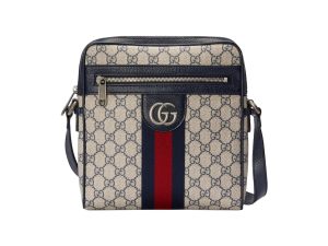 Gucci Shoulder Rep Bag Blue Beige