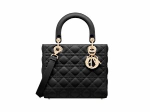 Lady Dior Middle Rep Bag Black