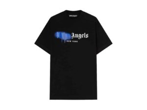 Palm Angels Grafity Rep T-Shirt Blue