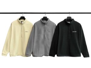 Essentials Rep Fleece Sweater Beige/Grey/Black